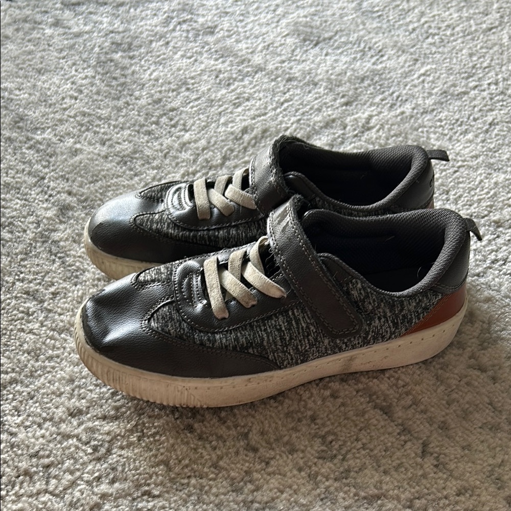 Carter's Black and Gray Sneakers with Lace-Up Design - Picture 2 of 5